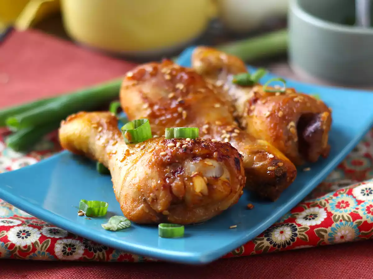 Chicken drumsticks with a japanese marinade - photo 5