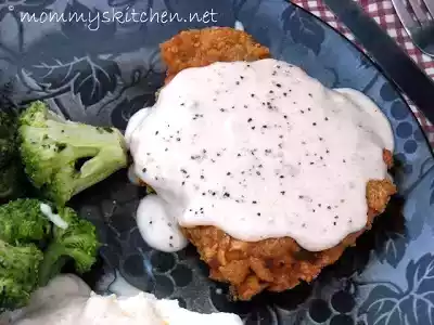 Chicken fried steak recipe with cream gravy & thanks walmart