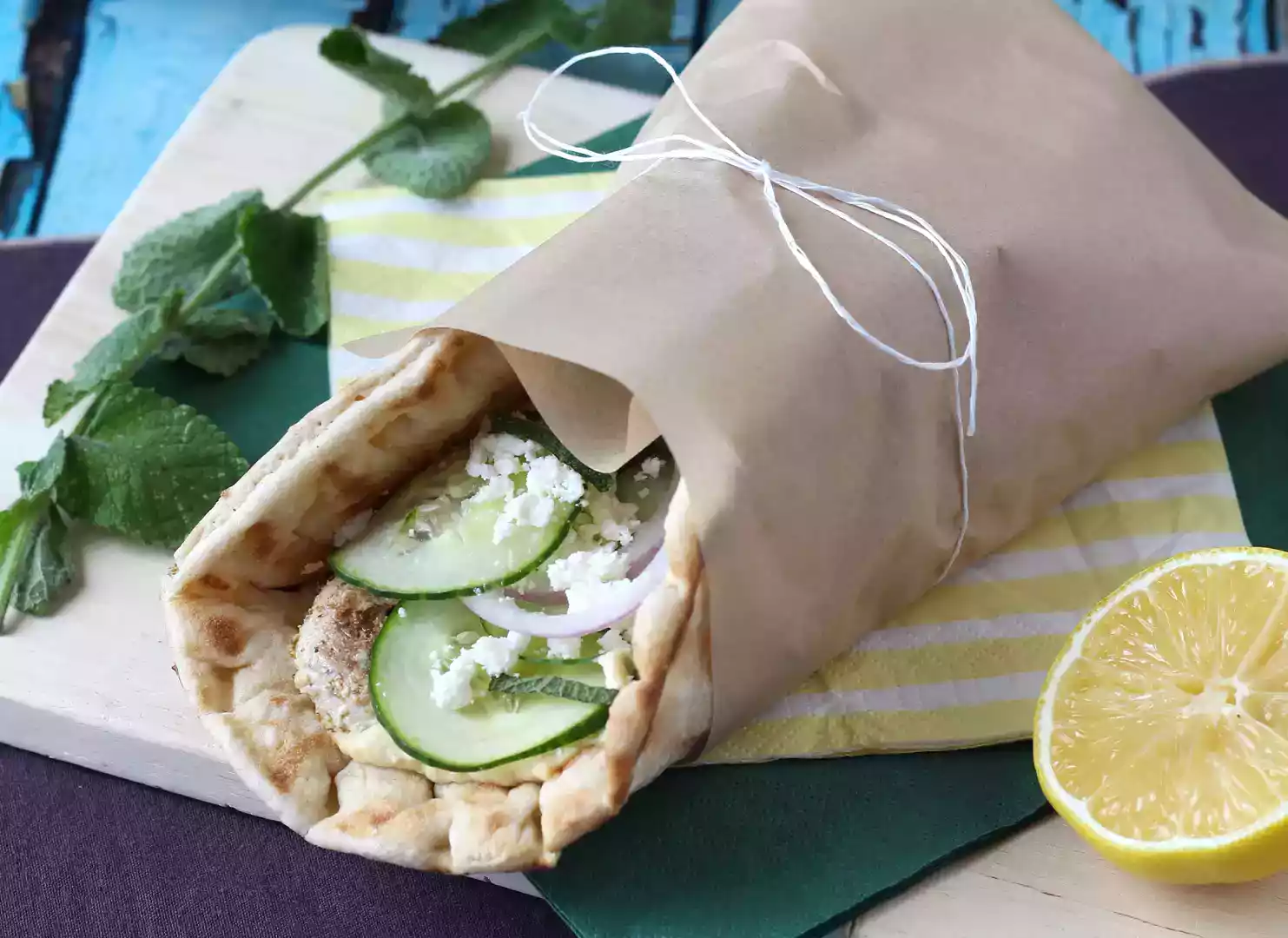 Chicken gyros, the greek sandwich you'll love!