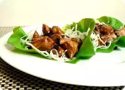 Chicken lettuce wraps recipe