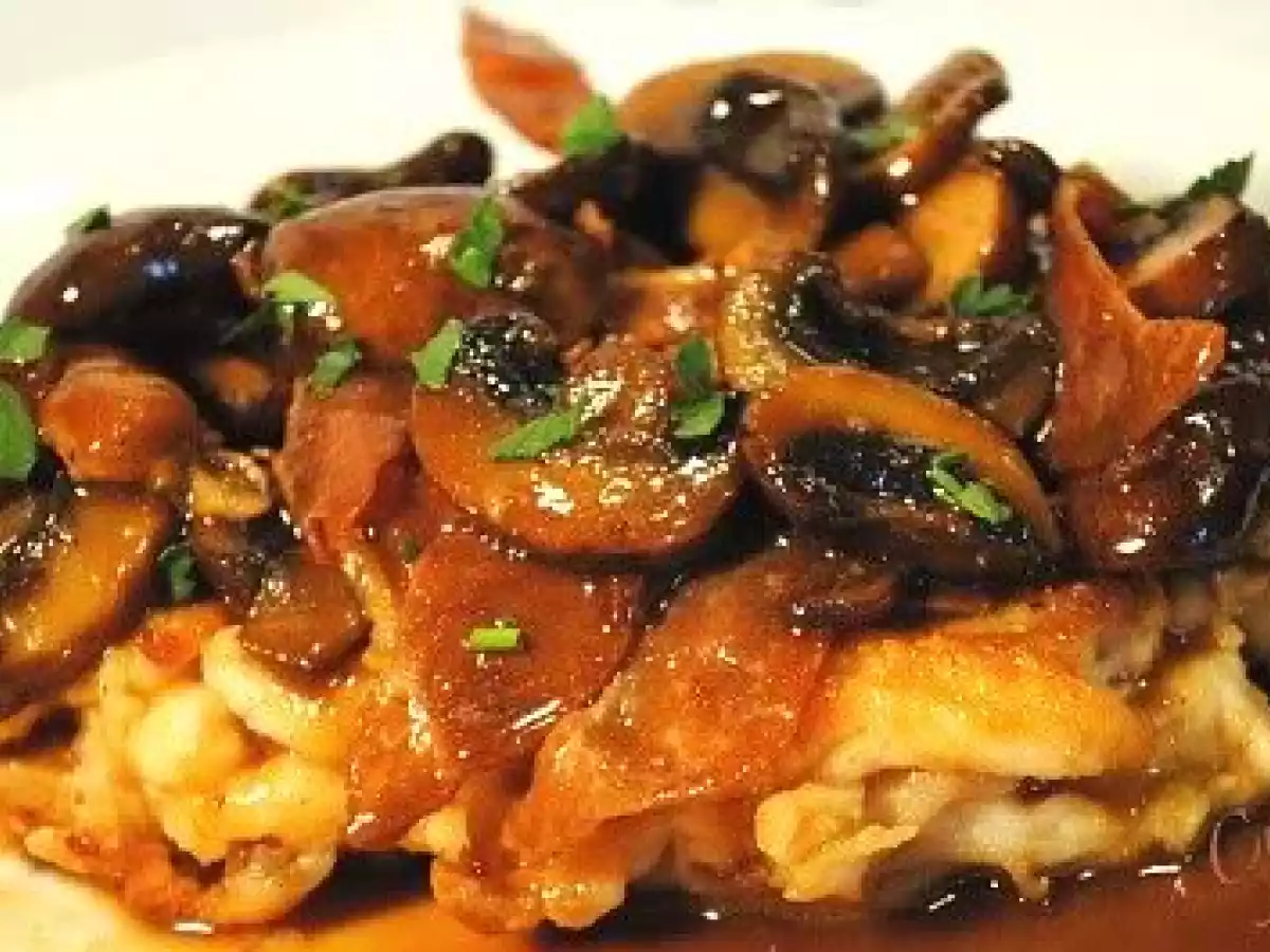 Chicken Marsala - Sweet Tea Cosmo - Chocolate Peanut Butter Cupcakes