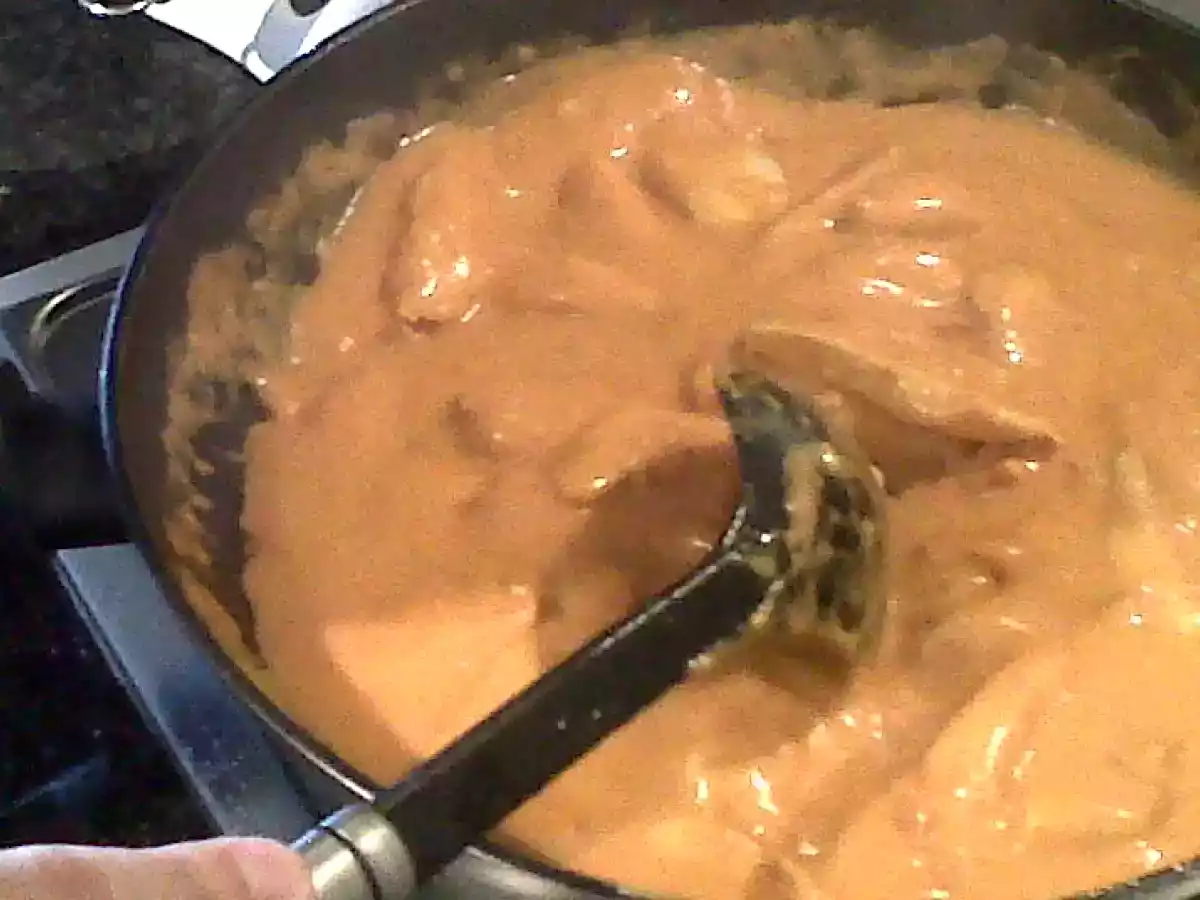 chicken, parmesan and creamy tomatoe pasta - photo 2