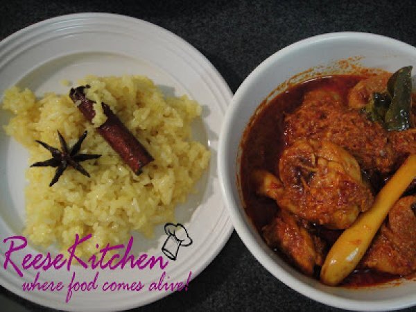 Chicken Rendang Padang & Tumeric Glutinous Rice