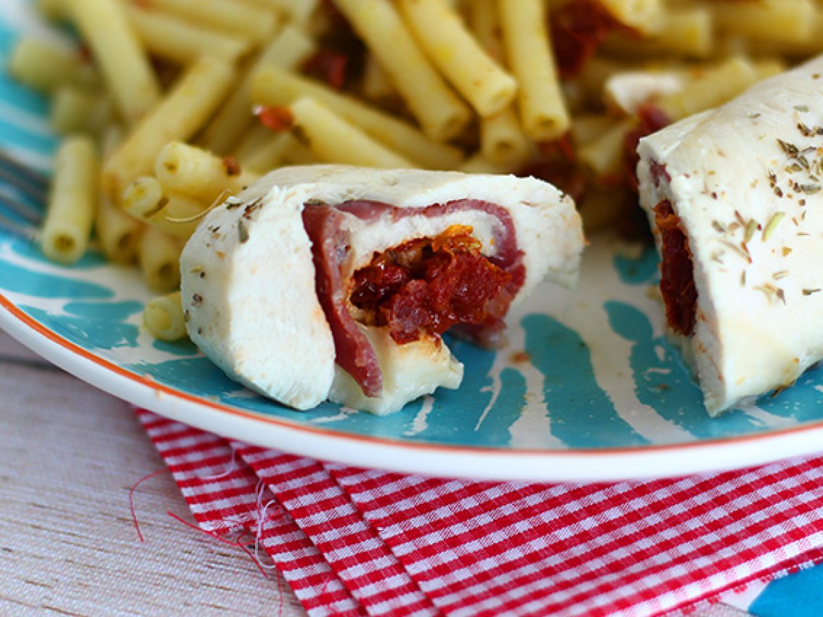 Chicken rolls with mozzarella - photo 4