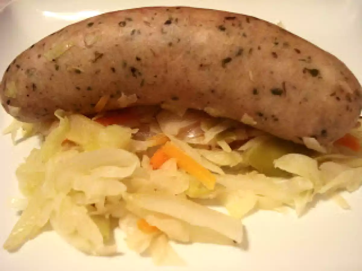 Chicken Sausage with a Quick Homemade Sauerkraut - photo 2