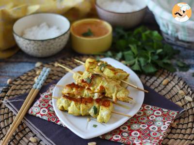 Chicken skewers with satay sauce, a culinary journey to Asia! - photo 4