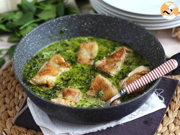 Chicken with creamy spinach and mushroom sauce - photo 3