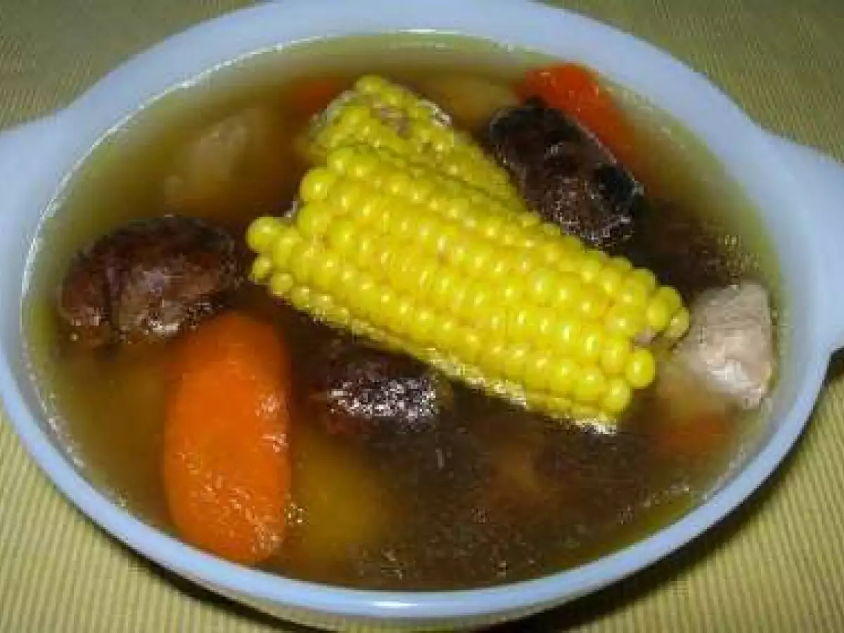 Chicken with Sweet Corn Chinese Soup - photo 8