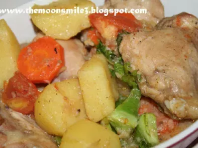 Chicken with vegetables, photo 2