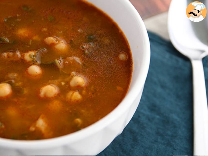 Chickpea and spinach soup - photo 3