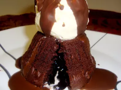 Chocolate molten lava cake - Ashlee Marie - real fun with real food