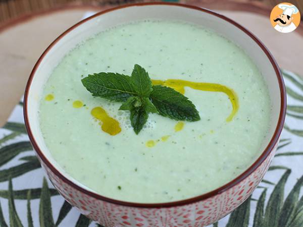 Chilled cucumber and mint soup - photo 4