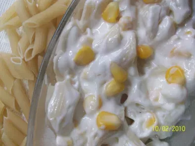 Chilled Penne Pasta and Sweet Corn Salad