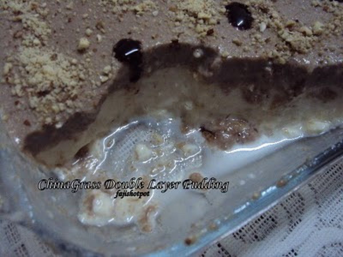 China Grass Double Layer Pudding - photo 2