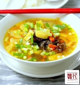 Chinese burdock root & kei chi (wolfberry) soup - Recipe Petitchef