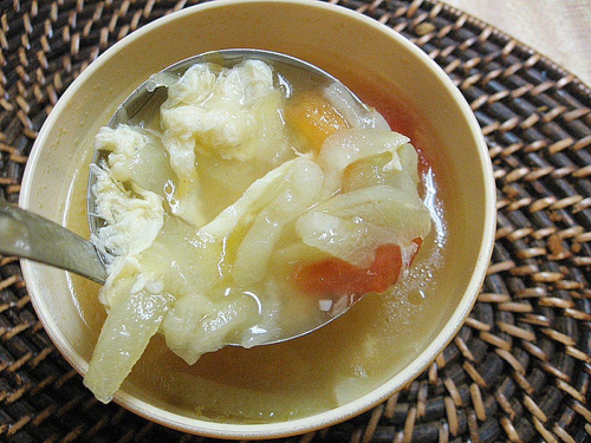 Chinese Okra Egg-Drop Soup - photo 2