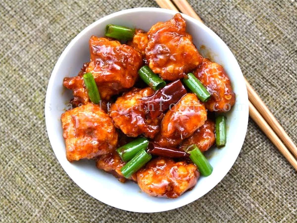 Chinese orange chicken, Recipe Petitchef