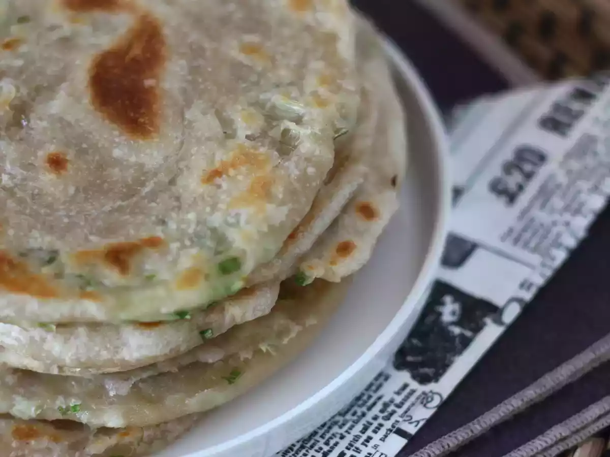 Chinese scallion pancakes - photo 4