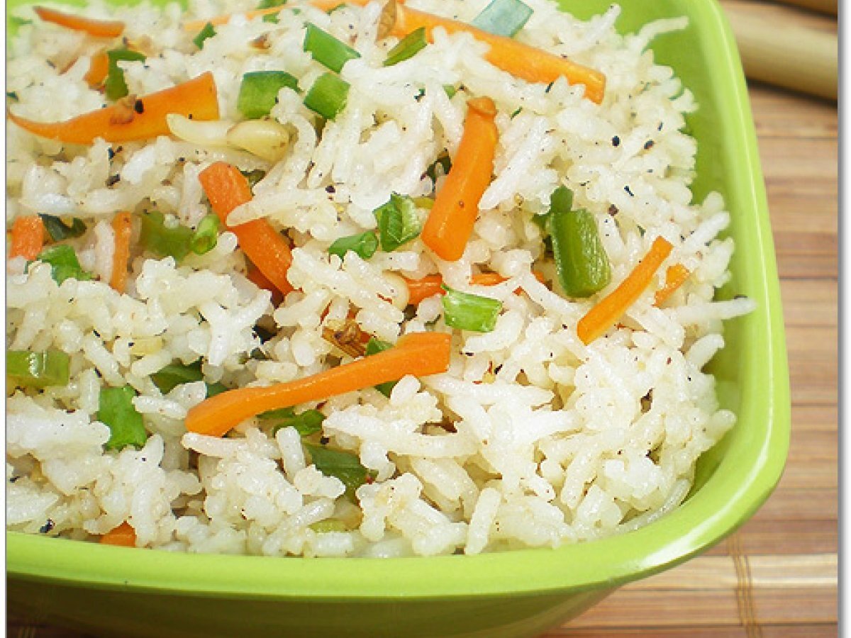 Chinese Veg Fried Rice - Restaurant Style