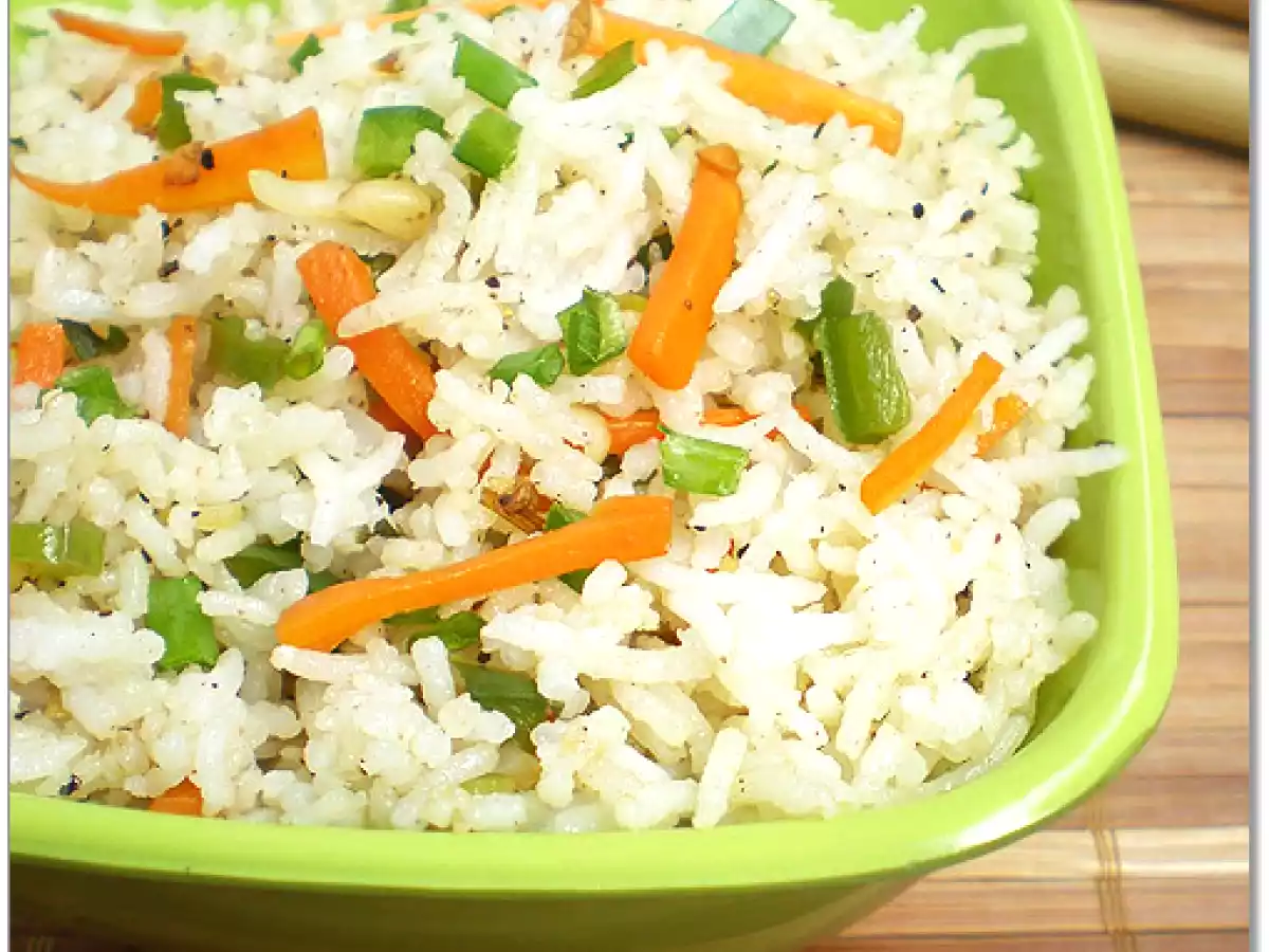 Chinese Veg Fried Rice - Restaurant Style