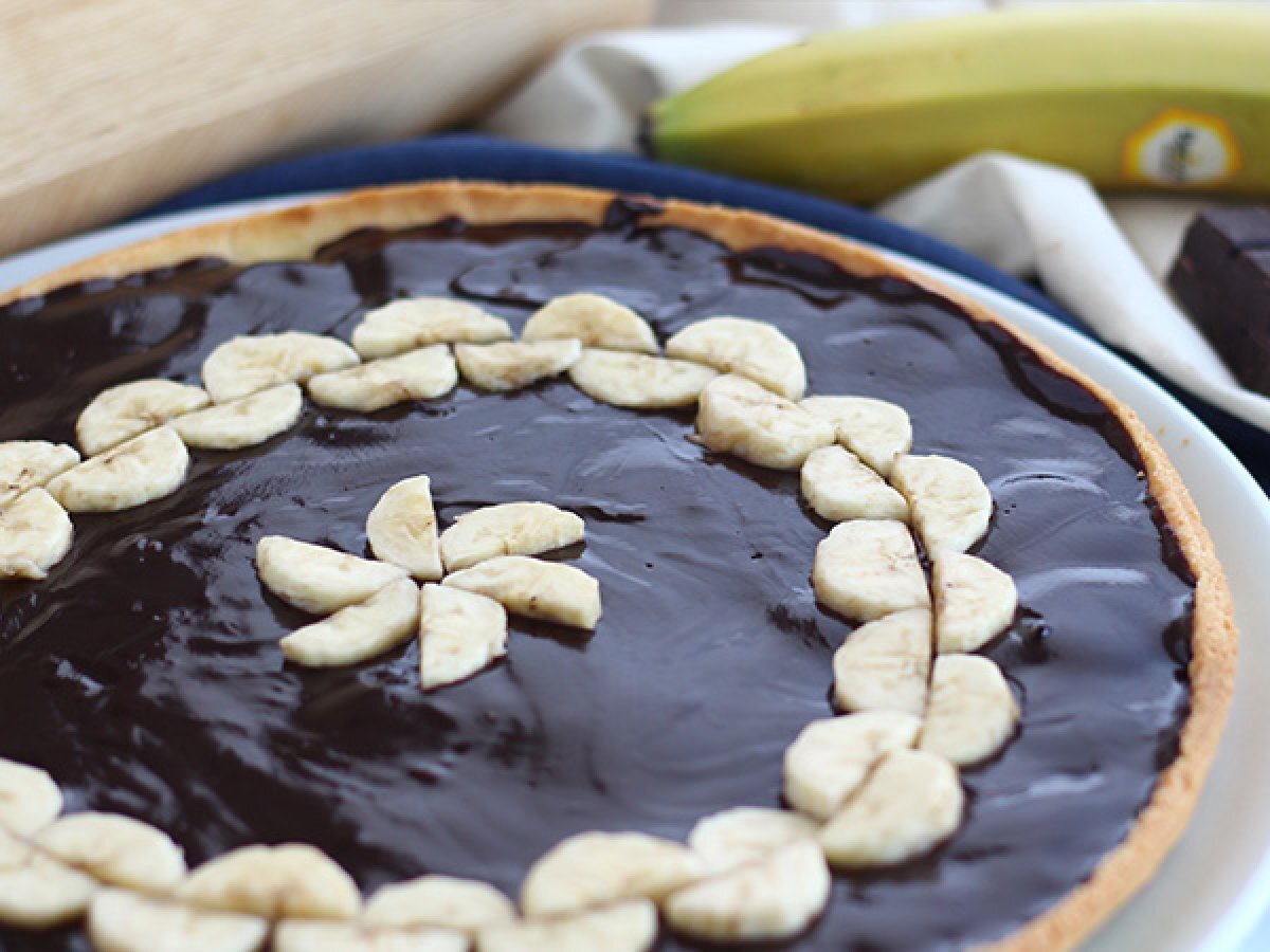 Chocolate and banana tart - photo 2