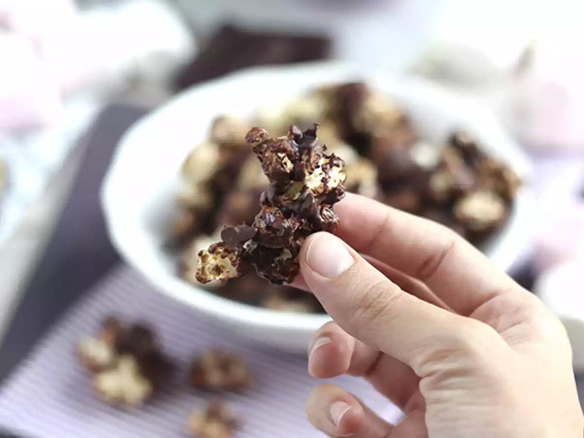 Chocolate and marshmallow popcorn - photo 3