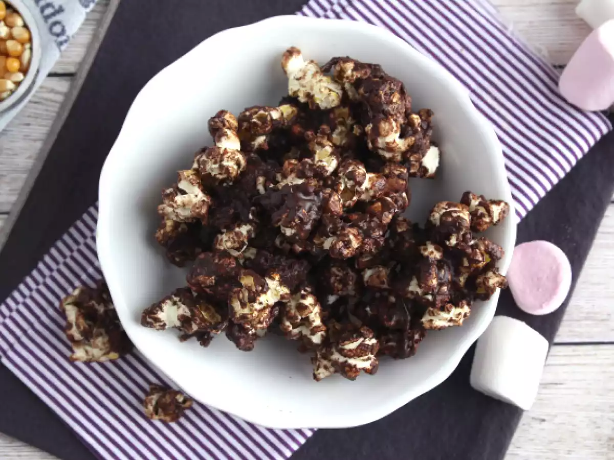 Chocolate and marshmallow popcorn - photo 4