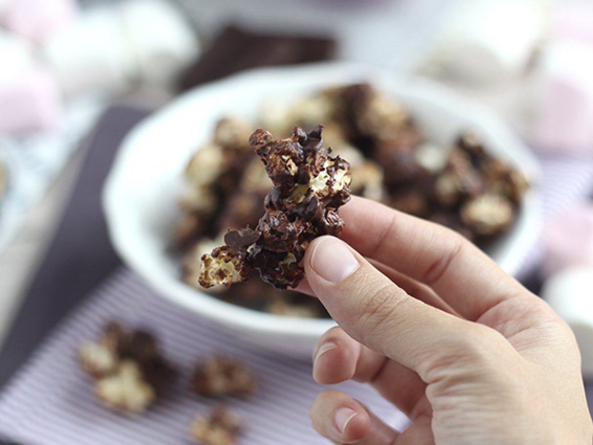 Chocolate and marshmallow popcorns - photo 3