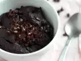 Chocolate and peanut butter mug cake in the microwave in 1 minute, photo 1