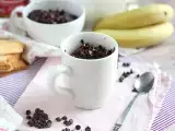 Chocolate and peanut butter mug cake in the microwave in 1 minute, photo 3