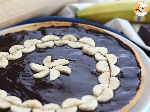 Chocolate banana tart (step by step) - photo 2