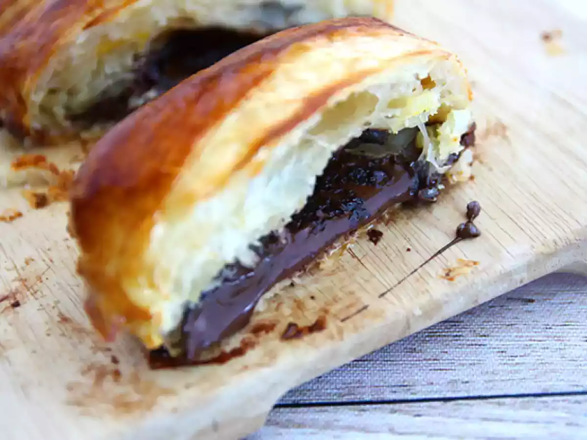 Chocolate braided puff pastry - photo 5