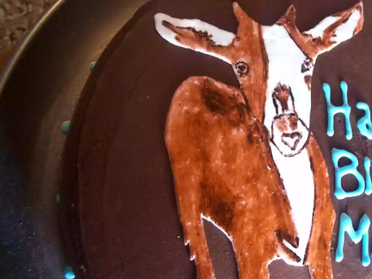 Chocolate Buttermilk Cake with Chocolate Ganache Frosting - photo 2