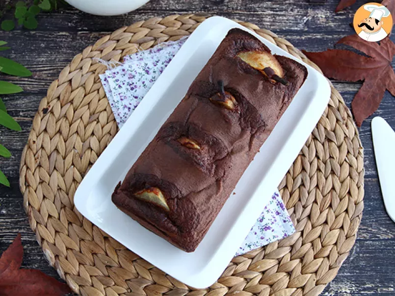 Chocolate cake with pears, photo 2