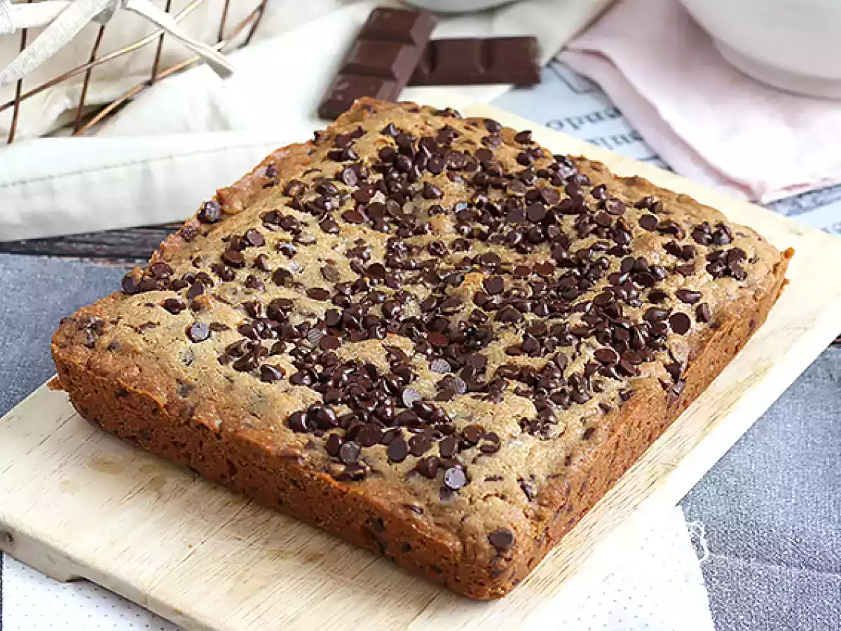 Chocolate chip cookie cake - photo 4