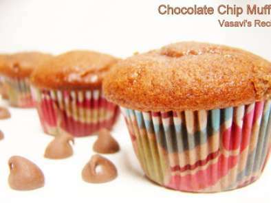 Chocolate chip muffins with cake mix