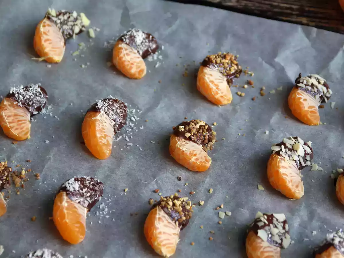 Chocolate clementines: the express, fresh and gourmet dessert!