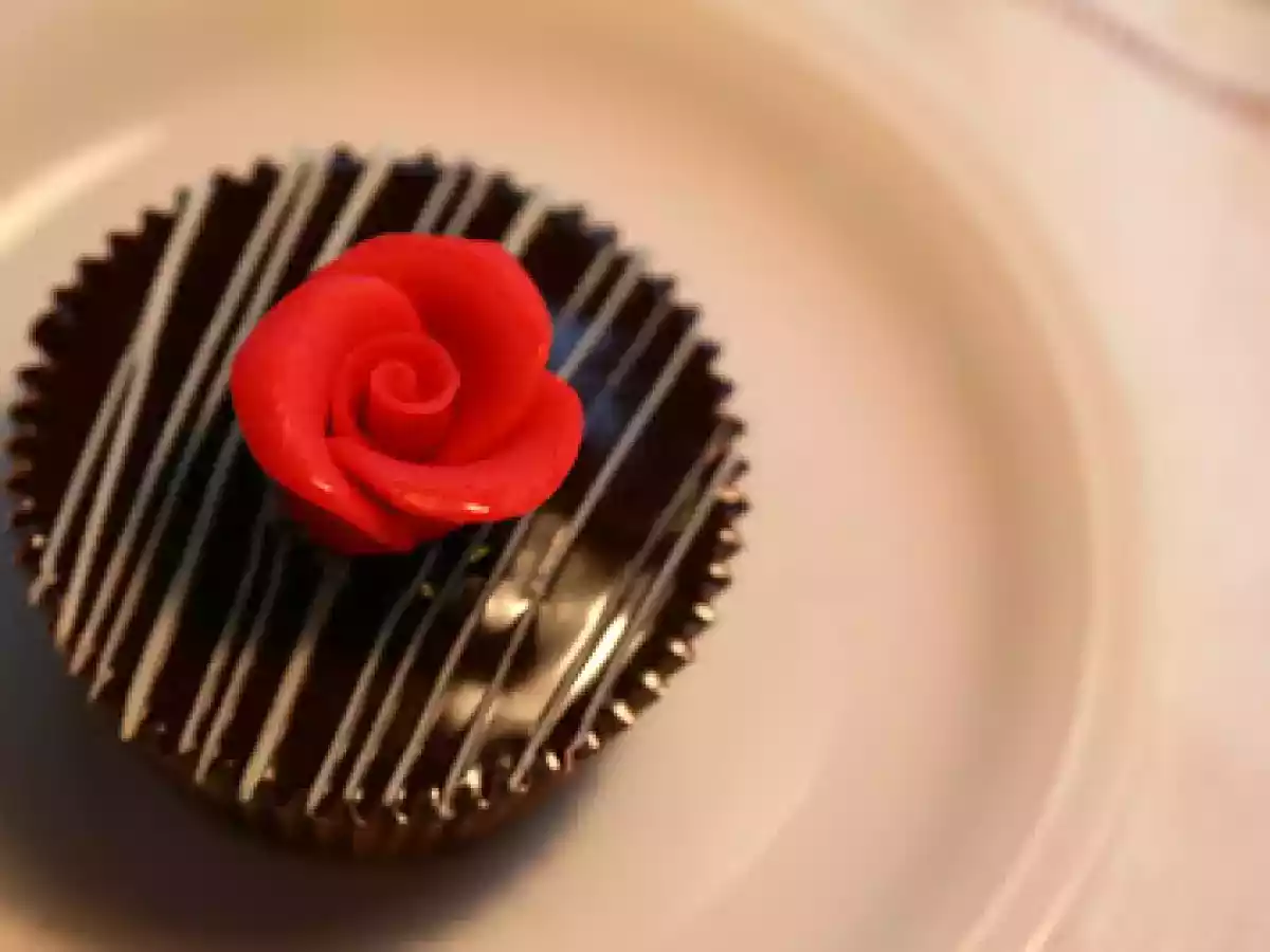 Chocolate Coffee Cupcake with a Chocolate Orange Ganache Glaze