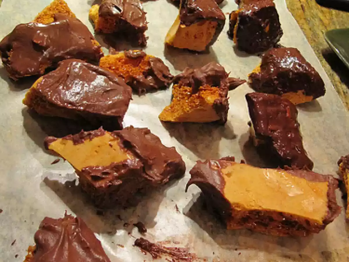 Chocolate Covered Honeycomb