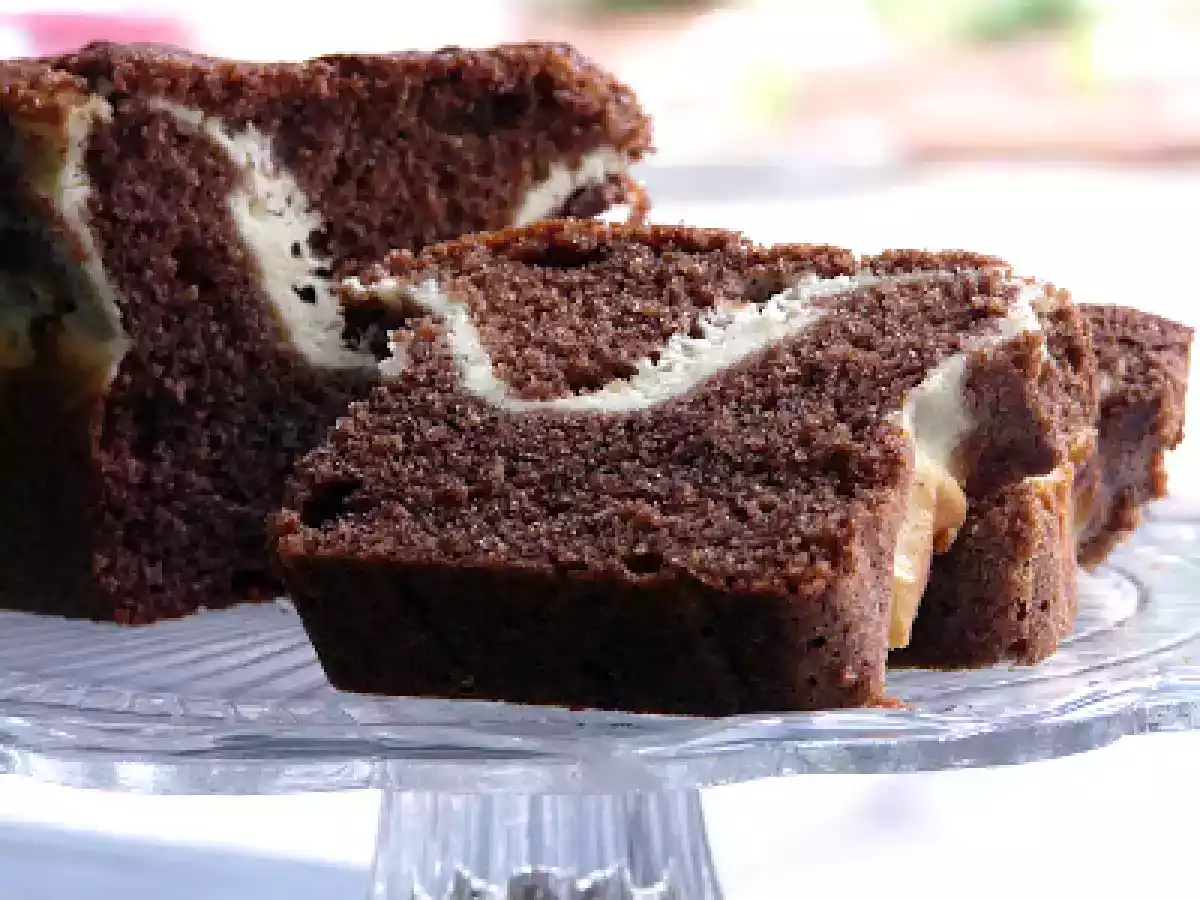 Chocolate Cream Cheese Loaf Cake