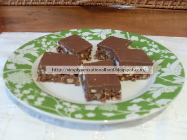 Chocolate crunch Barfi