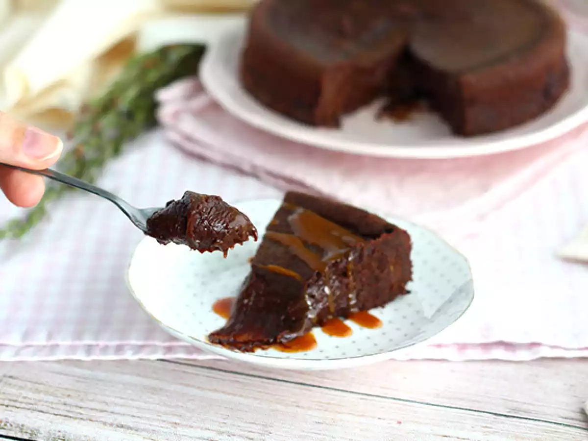 Chocolate fondant with salted butter caramel - photo 3
