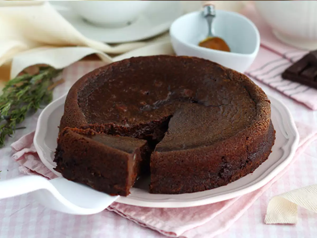 Chocolate fondant with salted caramel - photo 4
