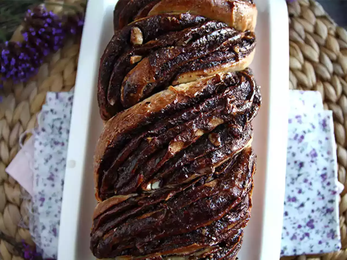Chocolate hazelnut babka brioche - photo 6