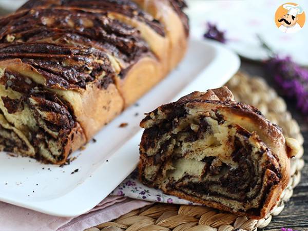 Chocolate hazelnut babka brioche - photo 2