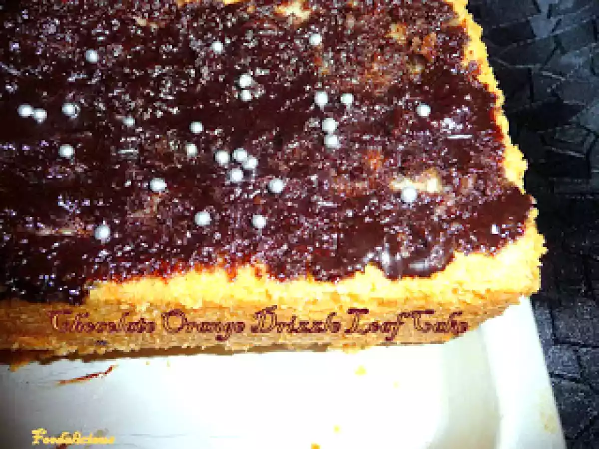 Chocolate Orange Drizzle Loaf Cake