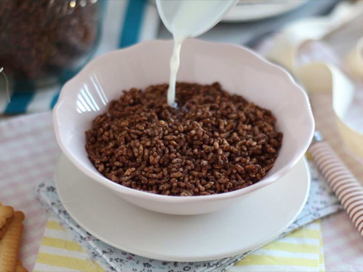 Chocolate puffed rice - Coco pops copycat - photo 5