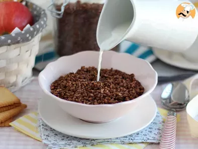 Chocolate puffed rice - Coco pops copycat