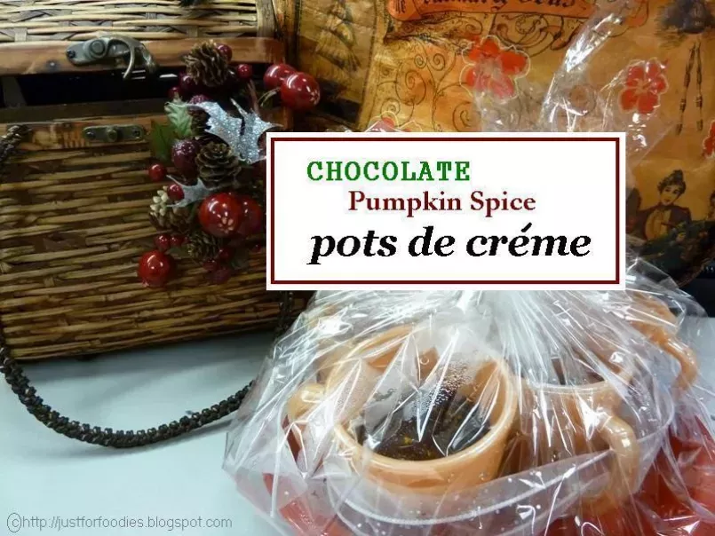 Chocolate Pumpkin Spice Pots de Creme, photo 1