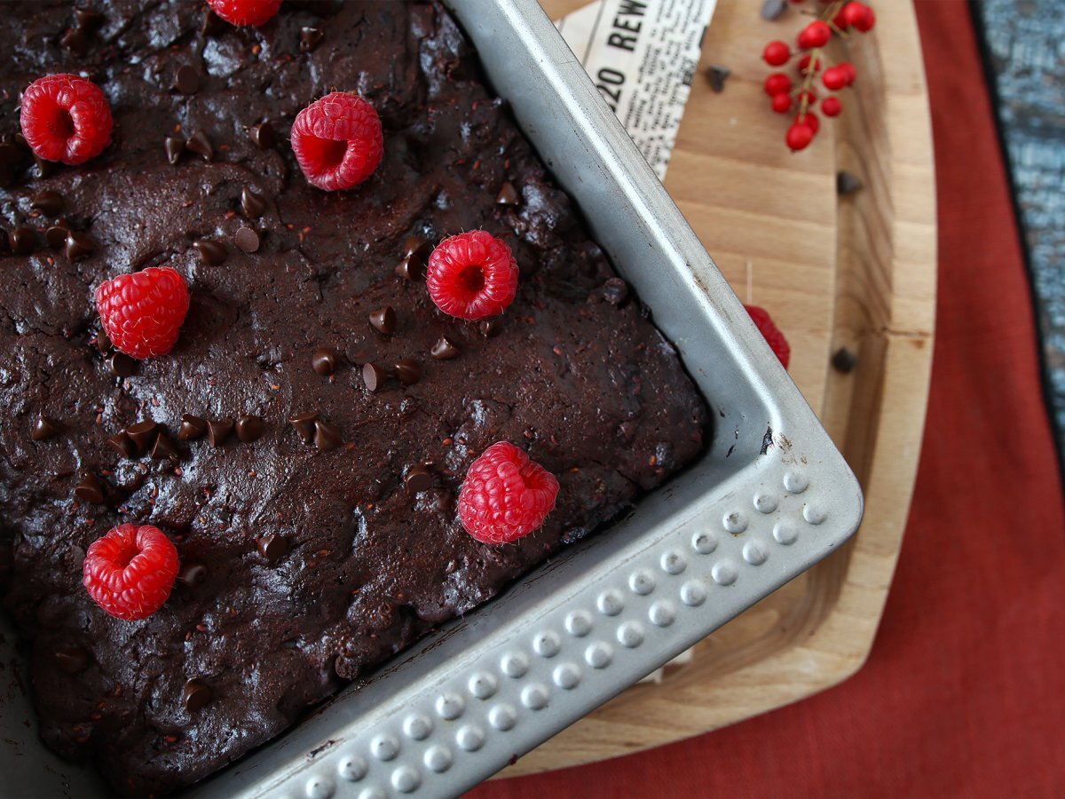 Chocolate raspberry brownies - photo 8